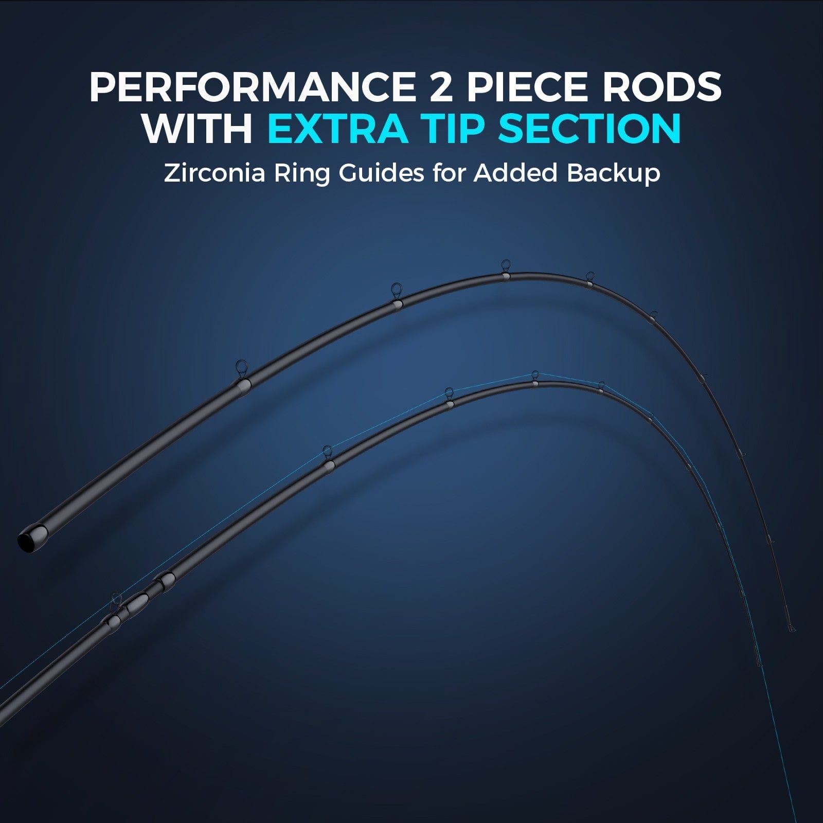 KastKing Verus Twin-Tip Casting Fishing Rod